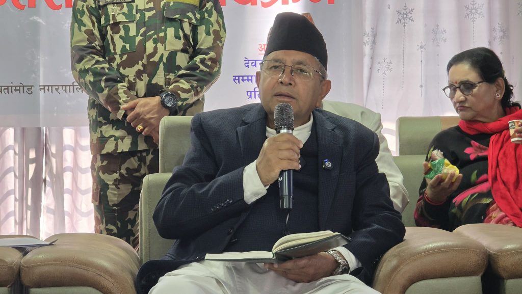 उम्मेदवार बन्ने विषय समयले नै बताउँछः सभामुख घिमिरे