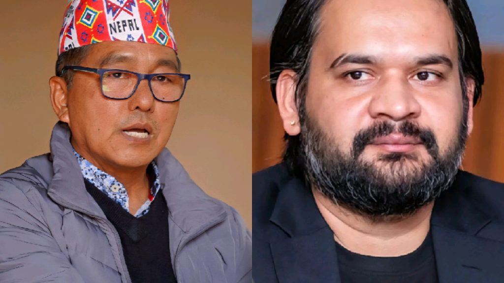 बालेन्द्र शाह र राजेन्द्र लिङ्देन एउटै विमानमा चन्द्रगढी ओर्लिए